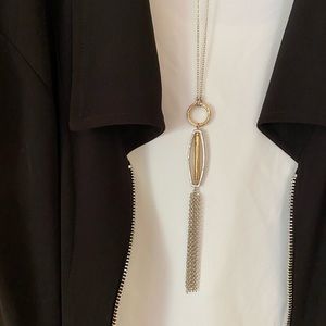 JJill Mixed Metals Long Necklace